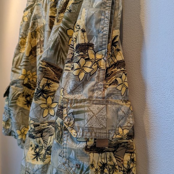 NEW Sand N Sun Tropical print Men's Swim Trunks 32/34 Waist - Picture 2 of 4